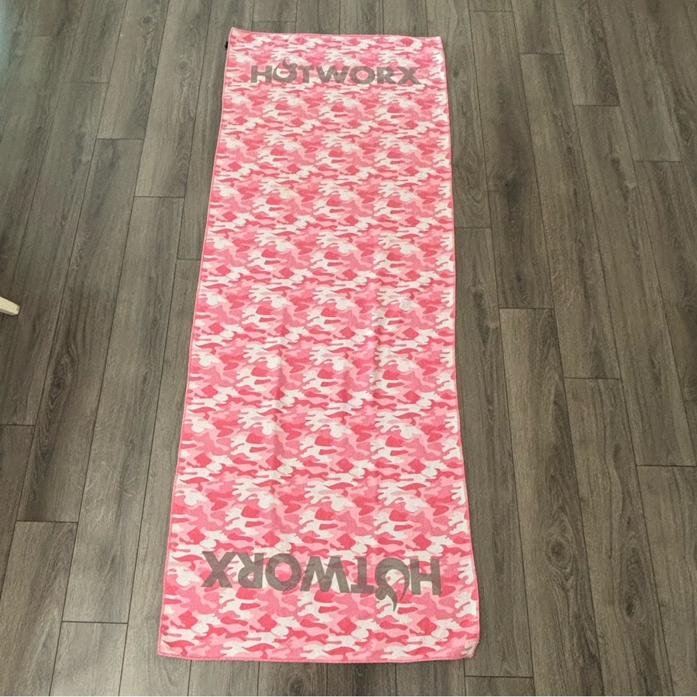 Pink Camo Hotworx Yoga Towel